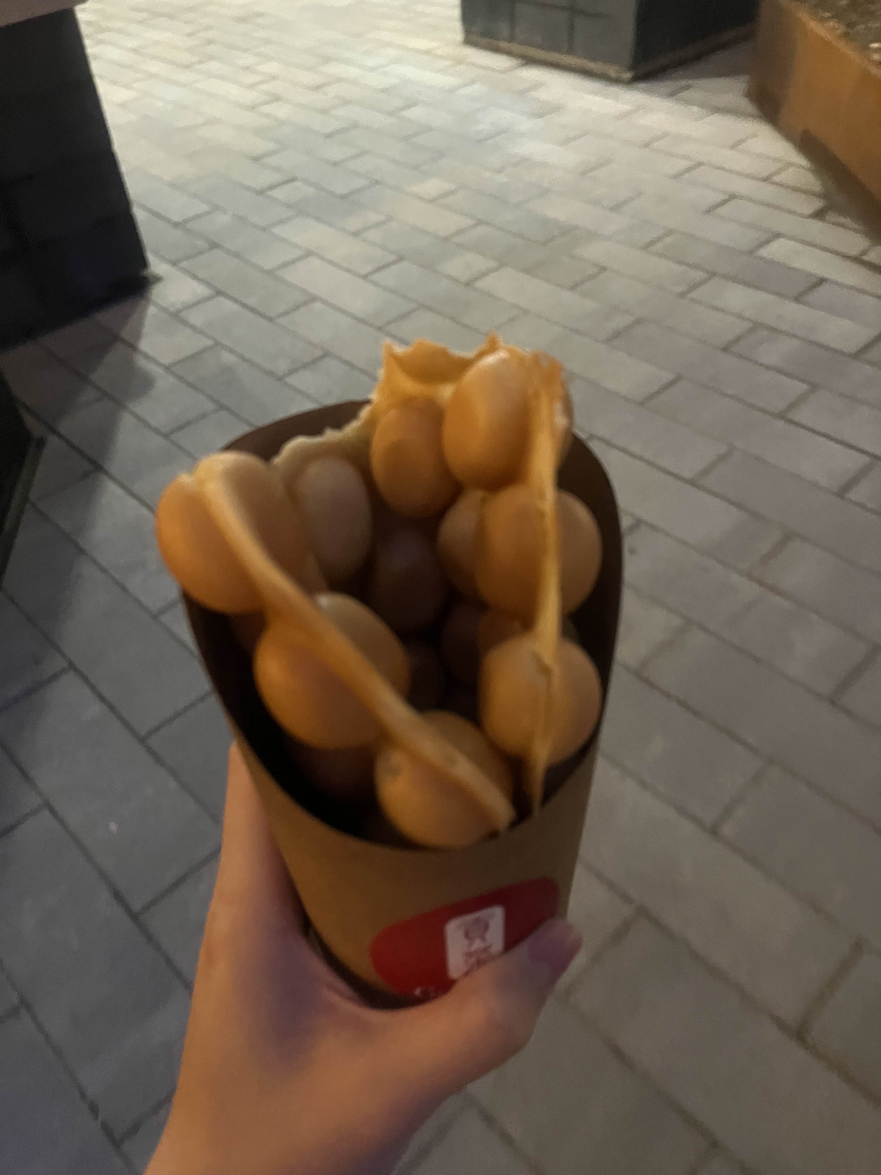 Bubble Waffle from Gong Cha