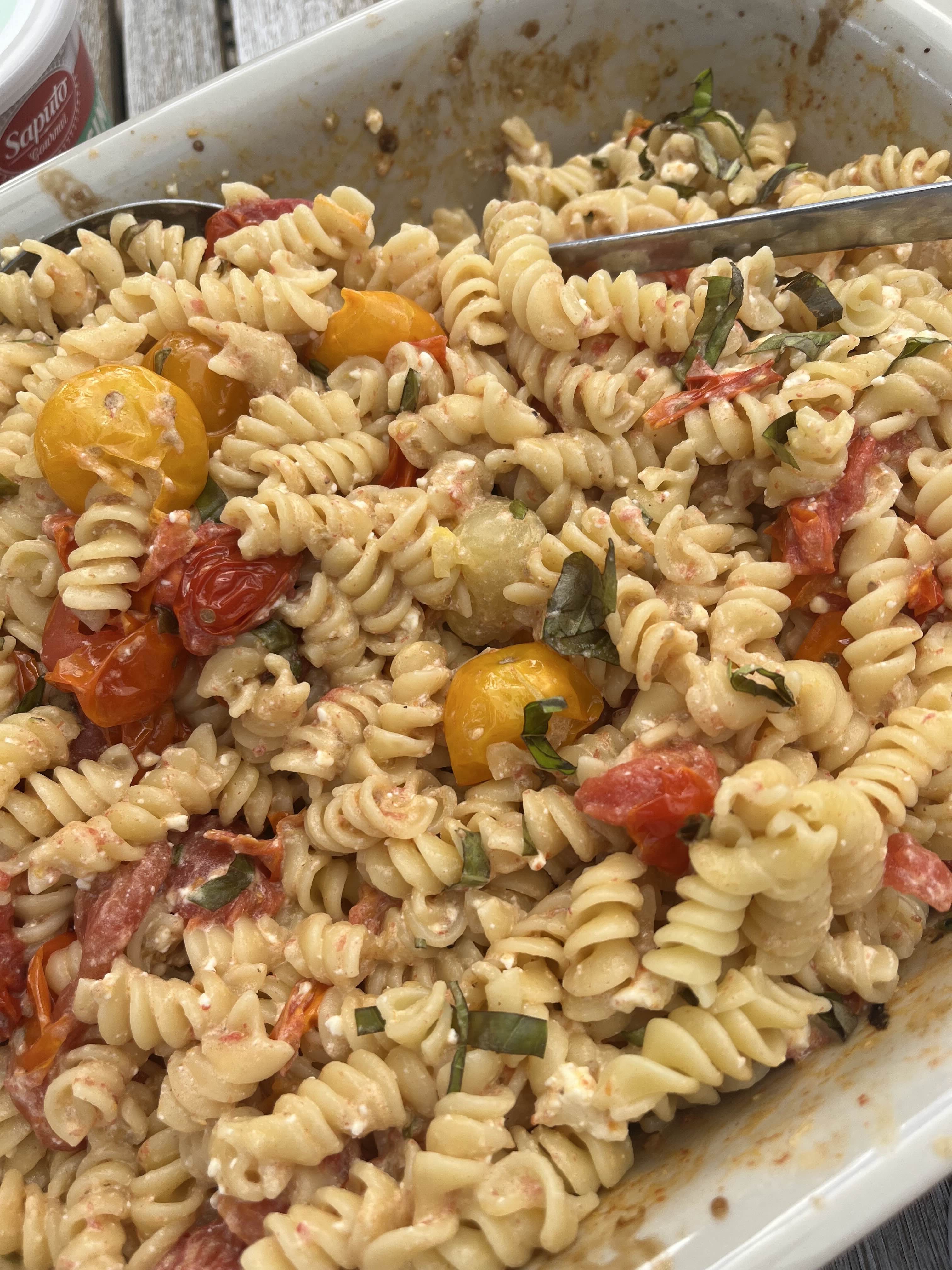 Tomato and Feta Cheese Pasta